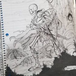 264092836 10226345244720422 7251018920106740559 N Kelly Eros - Concept Art - Skeleton Knight