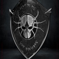 LegionOfNight Shield TallThin 01 Kelly Eros - Fantasy Shield Art