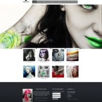 Christianchapmanart Website Web Design 01 Kelly Eros - Website Design and Website Development