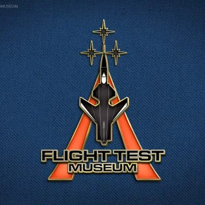 FTM EnamelPin R8 02 Gold Min Flight Test Museum Enamel Pin Concept