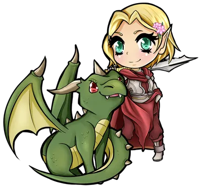 Elvermyr™ - Areya and Talon - Artwork by @KuroTorii_