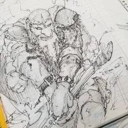 258876466 10226268696886774 3377383571388992168 N Kelly Eros - Concept Art - Dwarf Warrior