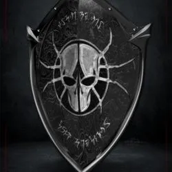 LegionOfNight Shield TallThin 01 Kelly Eros - Fantasy Shield Art