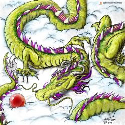 ChineseDragon 01 Portfolio Min Kelly Eros - Chinese Dragon Art