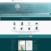 Treestone Massage Webdesign 01 Kelly Eros - Website Design and Website Development